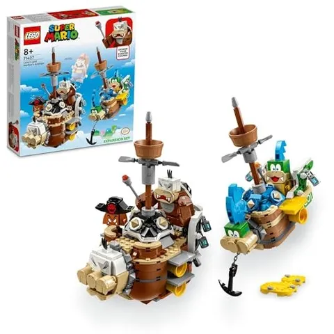LEGO Super Mario Larry's and Morton's Airships 71427 Toy Block Gift