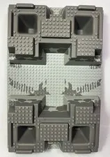 Lego Baseplate Raised 32 x 48 x 6 with 4 Corner Pits with Rock Raiders Pattern