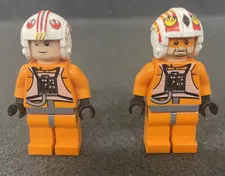 Lego Minifigures Jek Porkins Pilot X-wing Starfighter Star Wars & Luke Skywalker