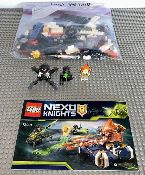 Lego 72001 Lances Hover Jouster Complete Set With Minifigures Book