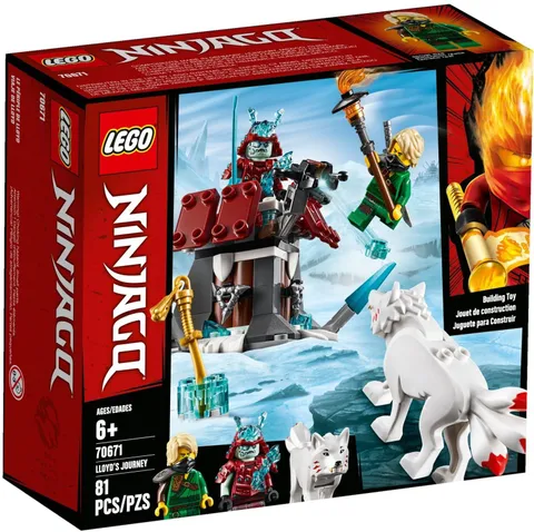 New Lego Ninjago Lloyd's Journey 70671 Secrets Of Forbidden Spinjitzu Sealed New