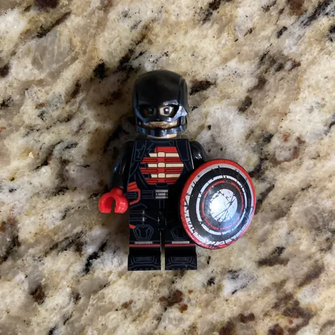Lego Marvel US Agent Walker minifigure Custom Pad Printed