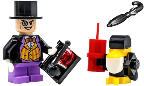 LEGO Superheroes: Penguin Minifig with Helper, Dynamite and Black Cape