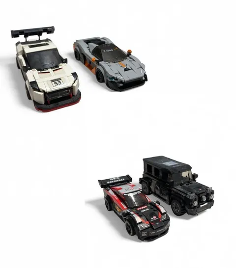 LEGO Speed Champions Vehicle Lot Custom Printed, Nissan GT-R NISMO 76896 7+
