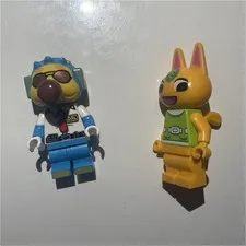LEGO Animal Crossing Minifigure Lot of 2 -Tangy & DAL Pilot