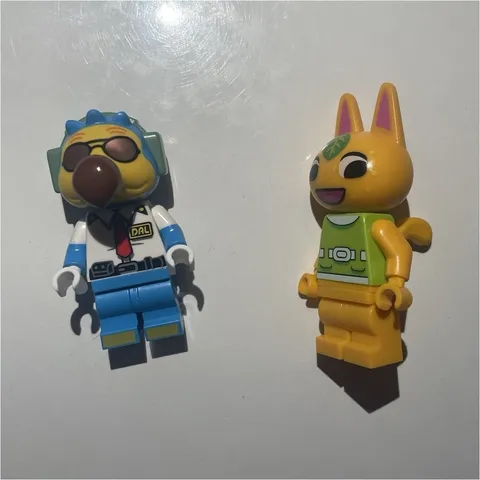 LEGO Animal Crossing Minifigure Lot of 2 -Tangy & DAL Pilot