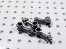 LEGO Lot of 4 Dark Pearl Gray Dual Hilts Weapon Minifig BJ