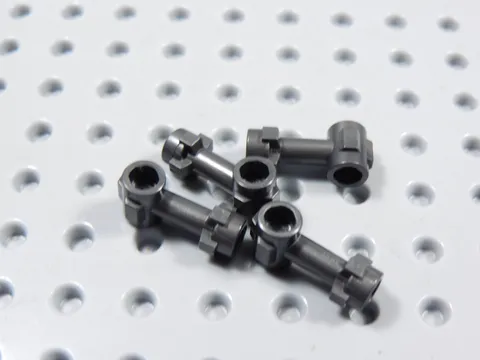 LEGO Lot of 4 Dark Pearl Gray Dual Hilts Weapon Minifig BJ