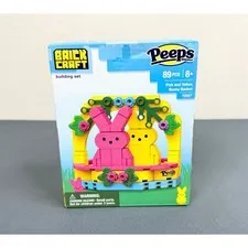 Brickcraft Peeps Pink Yellow Brick Building Set Easter Bunny Fit Legos NEW