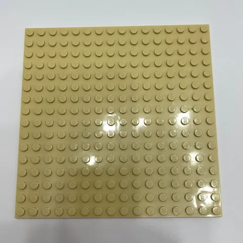 Lego 91405 Baseplate 16 x 16 Beige Replacement Add-on Piece Part