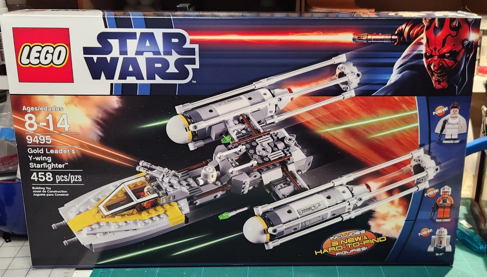 LEGO Star Wars Gold Leader’s Y-wing Starfighter 9495 458pcs Ages 8-14