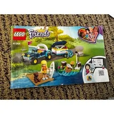 LEGO FRIENDS: Stephanie's Buggy & Trailer (41364) Incomplete Includes Minifig