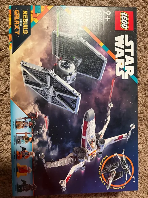 Lego Star Wars Tie Fighter and X-Wing Mash-Up REBUILD THE GALAXY