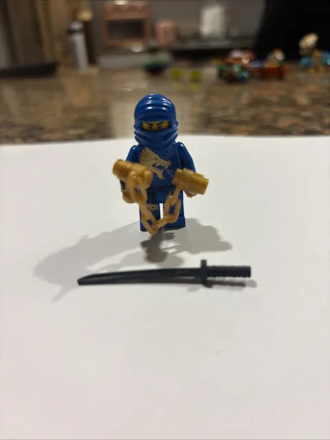 Lego Ninjago DX Jay Minifigure njo0016 2521 2519 Golden Weapon And Sword