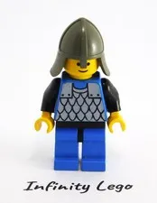 LEGO 1992 Vintage Knight with Scale Minifigure Castle Dual Defender 1491