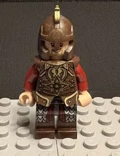 LEGO Lord of the Rings King Theoden Minifigure - lor021 - Set 9474