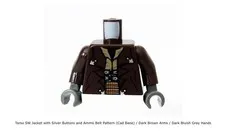 LEGO STAR WARS CAD BANE TORSO 973pb0707c01 