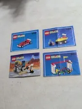 Vintage LEGO System Set Instructions Lot Of 4 6432, 6437, 6452, 6467