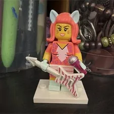 LEGO Minifigures Series 22 Kitty Pop Complete w/ Guitar Microphone & Stand
