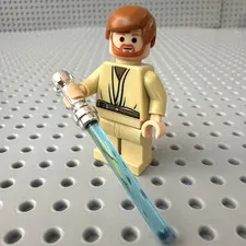 LEGO Obi-Wan Kenobi Minifigure STAR WARS 7661 Sw0162