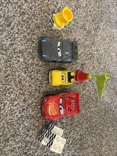 Disney Pixar Cars Lego Duplo Lightning McQueen Jackson Storm Piston Cup Lot