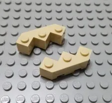 LEGO Lot of 2 Tan 3x3 Facet Bricks
