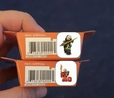 Lego Cmf series 29 and Bionicle Cosplayer Toa Tahu and Mysterious Ronin (Lloyd)
