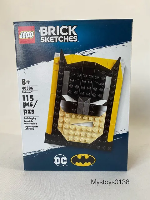 Lego 40386 Batman Brick Sketches 115 pieces DC Comics Retired BNIB !