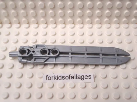 LEGO Bionicle Weapon 32552 Sword Blade Hydraulics 3 Holes Pearl Light Gray 8433