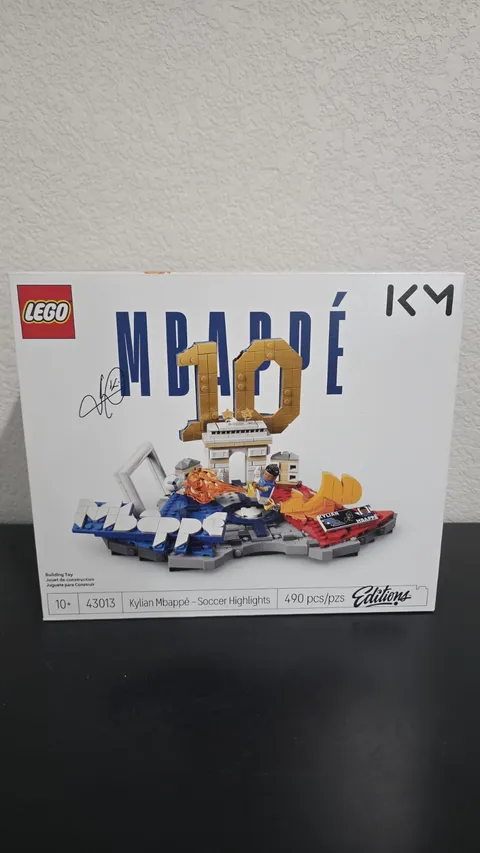 Kylian Mbappe LEGO #43013 FIFA World Cup 2026 Highlights Set Rare Minifigure New