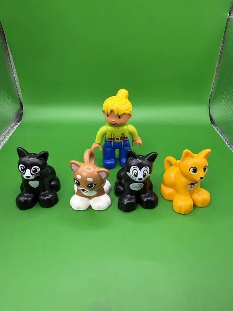 Lot of LEGO Duplo Mixed Figures Animals, People, Children