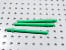 LEGO Lot of 3 Bright Green 6L Staffs Weapon Minifig BI