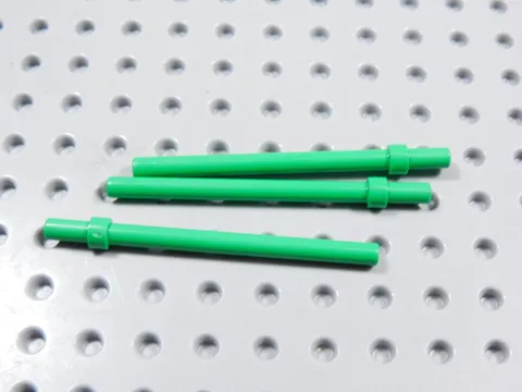 LEGO Lot of 3 Bright Green 6L Staffs Weapon Minifig BI