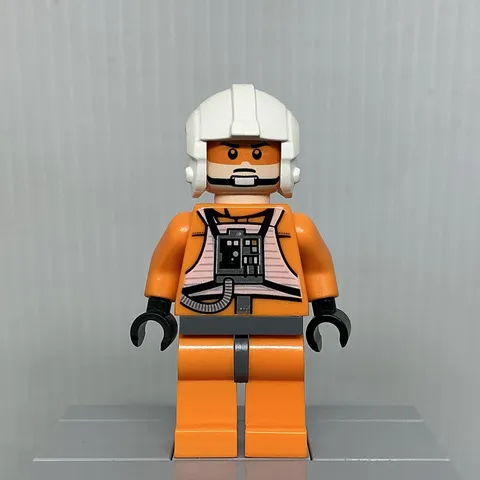 LEGO Star Wars sw0354 Zev Senesca Rebel Pilot Plain Helmet Minifigure 7958