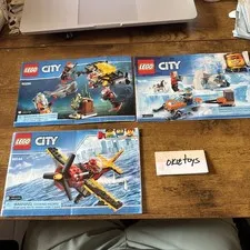 LEGO City 60091 60144 60191 Instructions Manual Only
