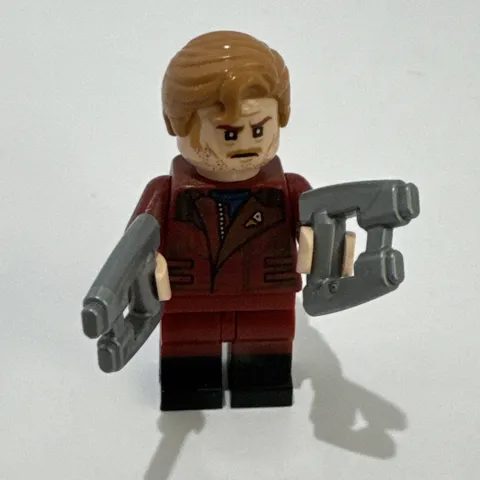 LEGO Marvel Star-Lord Minifigure 76286 Guardians Galaxy w/ Blasters