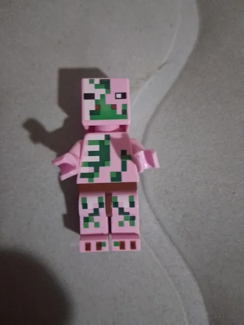LEGO PINK PIG MINECRAFT MINIFIGURE GAME CHARACTER Zombie Pigman 21139