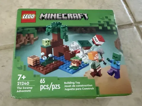 LEGO 21240 Minecraft The Swamp Adventure 65 pcs/pzs Building Toy