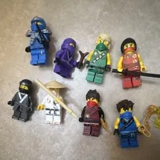 LEGO NINJAGO Minifigure Lot Ninja Figures w/ Accessories Assorted