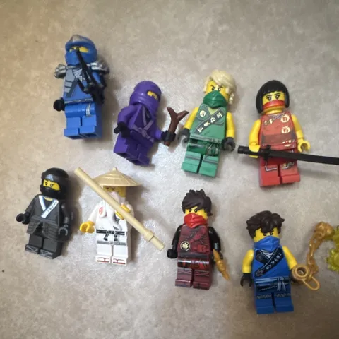 LEGO NINJAGO Minifigure Lot Ninja Figures w/ Accessories Assorted