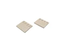 2 Lego® 9V RC TRAIN Railway Cargo Hinge Gate WHITE
