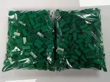 1,000x NEW LEGO 1x3 GREEN Bricks Wall City Grass Town Building Bulk Lot #3622