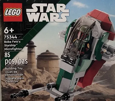 LEGO Star Wars: Boba Fett's Starship Microfighter (75344) New Sealed 85 PCS Set