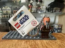 Retired 2008 LEGO 852352 Star Wars Plo Koon Clone Wars Minifigure Keychain NWT