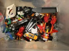 3.8 LB Genuine LEGO Mixed Lot Ninjago 71737 Star Wars 7915 Partial Sets Parts