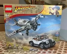 NEW! Lego 77012 Indiana Jones Fighter Plane Chase New Sealed Retired