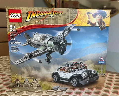 NEW! Lego 77012 Indiana Jones Fighter Plane Chase New Sealed Retired