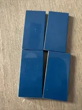LEGO 87079 Dark Blue Tile 2 x 4 - 4 Pieces