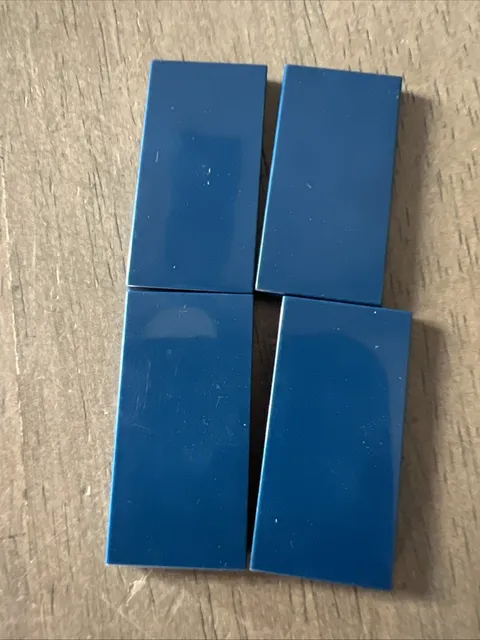 LEGO 87079 Dark Blue Tile 2 x 4 - 4 Pieces
