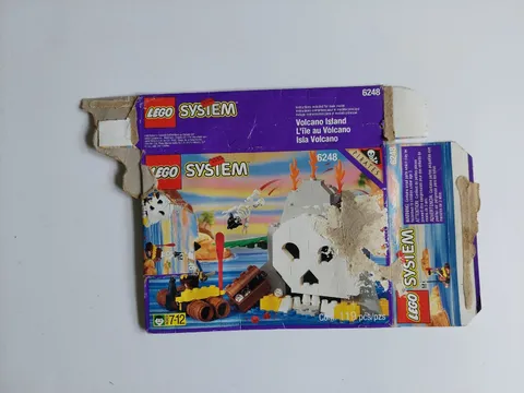 LEGO 6248 Pirates: Volcano Island Box Only